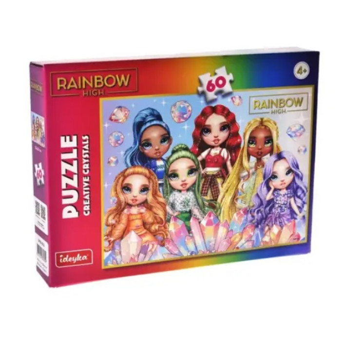 Гра-головоломка. Набір пазлів Rainbow High Creative Crystals, 60 елементів