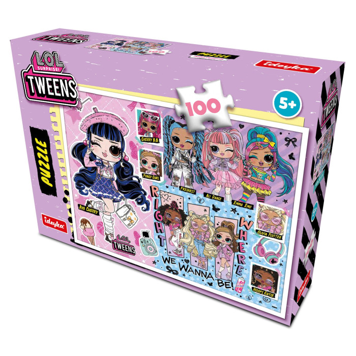 Гра-головоломка. Набір пазлів L.O.L. Surprise! Tweens Collection, 100 елементів