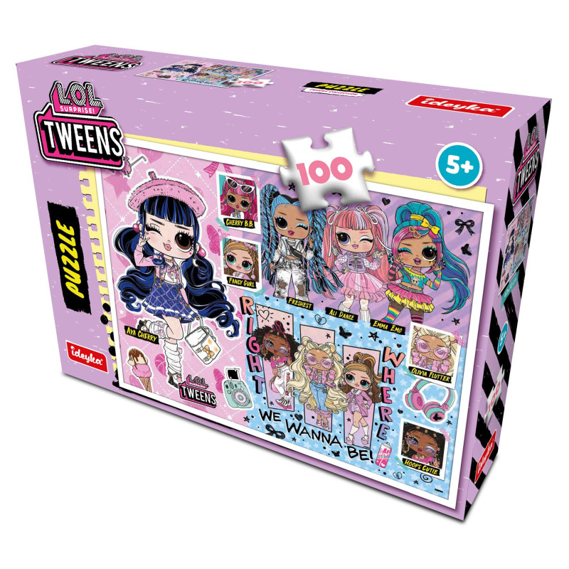 Гра-головоломка. Набір пазлів L.O.L. Surprise! Tweens Collection, 100 елементів Гра-головоломка. Набір пазлів L.O.L. Surprise! Tweens Collection, 100 елементів