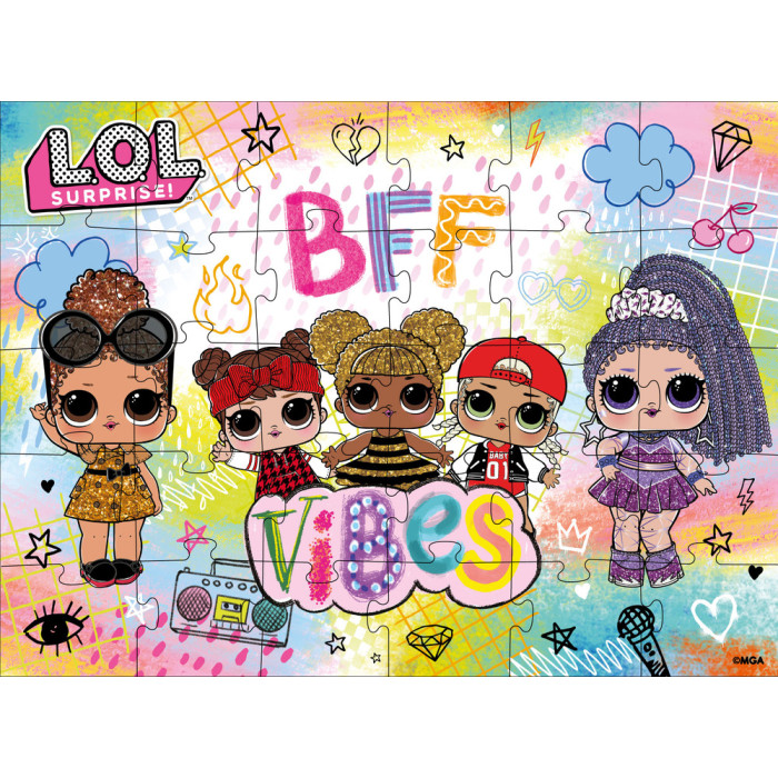 Гра-головоломка. Набір пазлів L.O.L. Surprise! Tweens Skate Dance, 60 елементів
