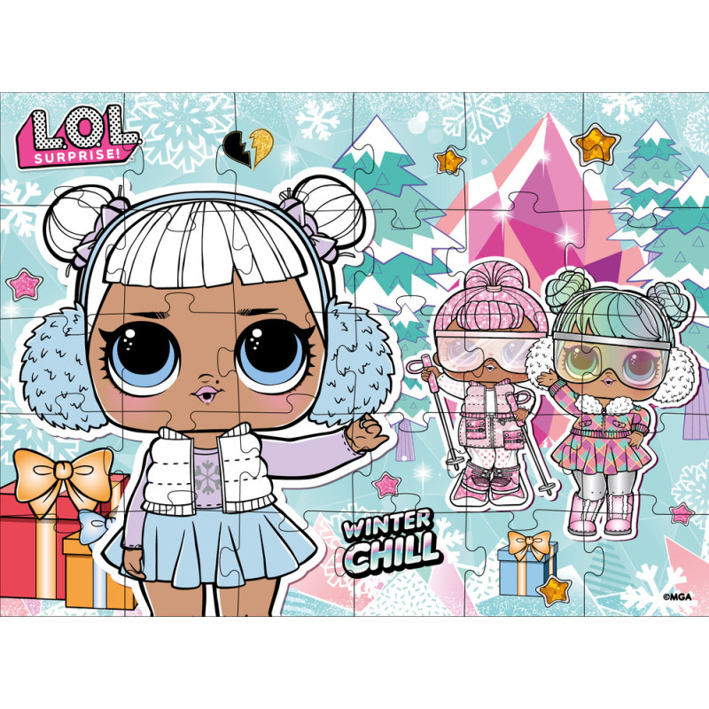Гра-головоломка. Набір пазлів L.O.L Surprise! Winter Chill, 30 елементів