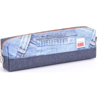 Пенал KJ3223 Blue 20х4,5х6см