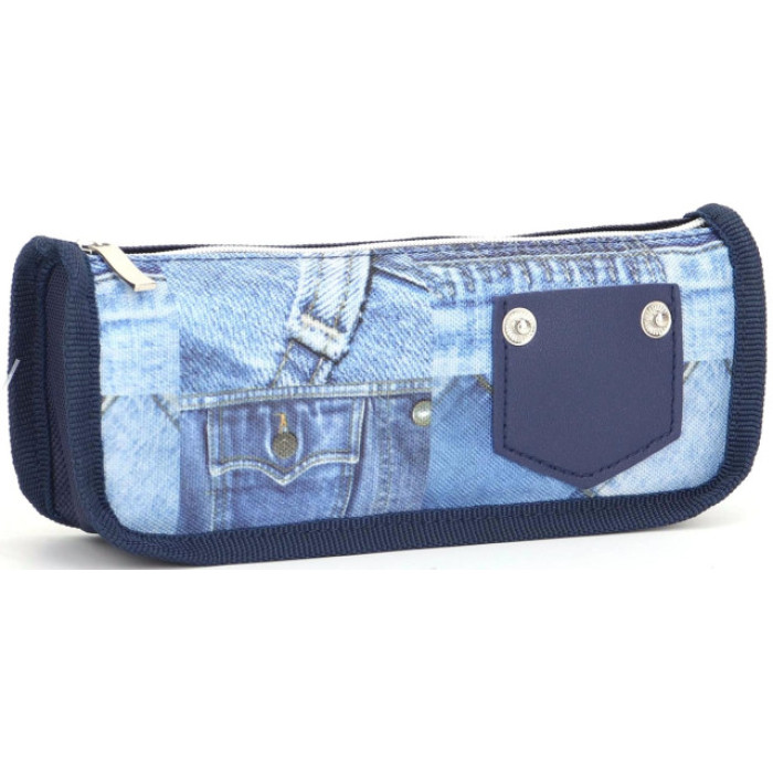 Пенал KJ3211 Blue 21х4,5х7см