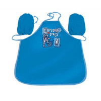 Фартух 34,5 * 50см з водонепроникним покриттям, з нарукавниками 25см, Explore space