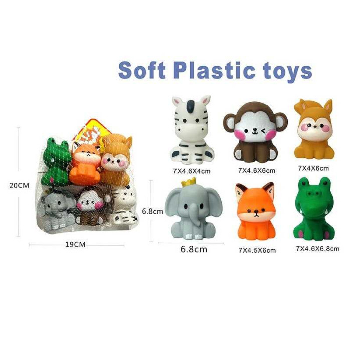 Іграшка для ванни 6 штук в сітці  /180-2/