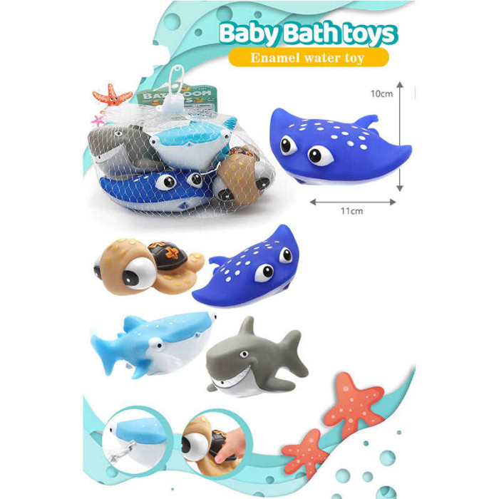 Набір пискавок 4 штуки в сітці /132/