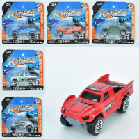 Машина 7см, 6видів, на листі, 12-12-3,5см /192/