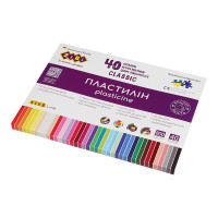 Пластилін CLASSIC 40 кольорів, 800 г, KIDS Line Пластилін CLASSIC 40 кольорів, 800 г, KIDS Line