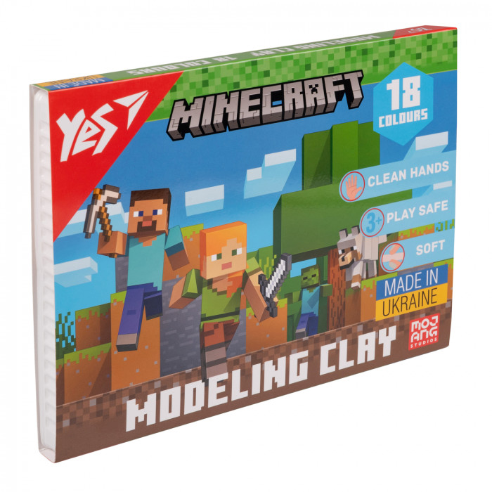 Пластилін Yes, 18 кол., 360г 