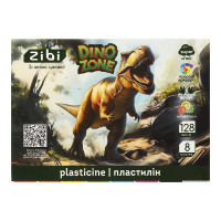 Пластилін DINO 8 кольорів, 128г, KIDS Line Пластилін DINO 8 кольорів, 128г, KIDS Line