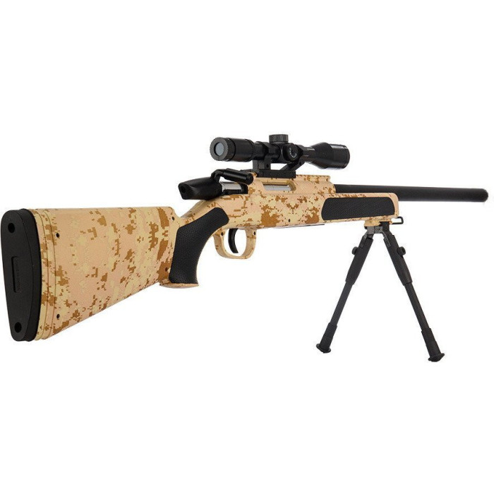 Автомат CYMA ZM51C з пульками,лазер.прицілом метал+пластик кор.90*8*24 /6/