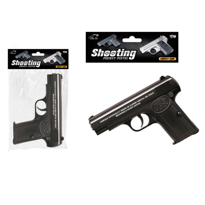 Пістолет 16см, пластикові кулі, у п/е, 18-22-3см /48/