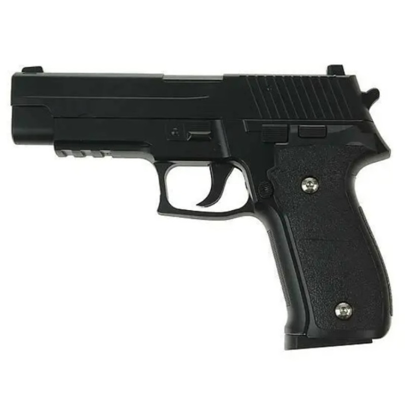 Страйкбольний пістолет Galaxy Sig Sauer 226 метал чорний, вага - 700 гр, в кор. /24/
