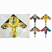 Повітряний змій ширина 110см, довжина 55см, хвіст 85см, 4 види, у п/е 7-77-1,5см /60/ Повітряний змій ширина 110см, довжина 55см, хвіст 85см, 4 види, у п/е 7-77-1,5см /60/