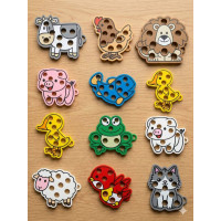 Шнурівка Тварини 16см