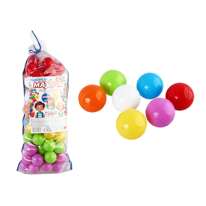 Набір кульок MaxFun 6 см. 100 шт. Максимус /4/