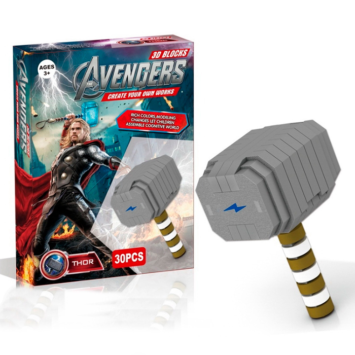 Молот AV, збери сам, EVA, 43дет, в кор-ці, 19,5-26-6см /36/