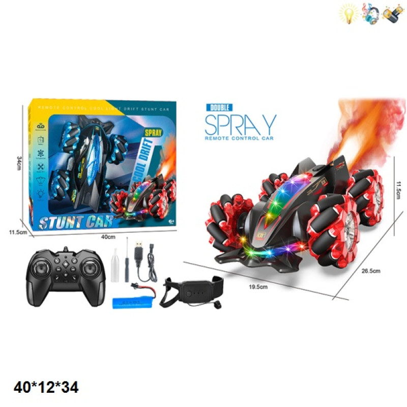 Р.К.Формула-трюкач 888-18 акум.USB,світ.дим.дрифт.2кол.кор.40*12*34 /16/