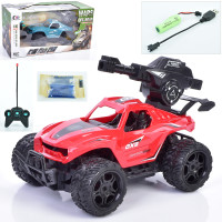 Р/К джип , акум, 24см, 1:16, стріляє водяними кулями, світло,гумові колеса,USBзарядне, 2 кольори, в