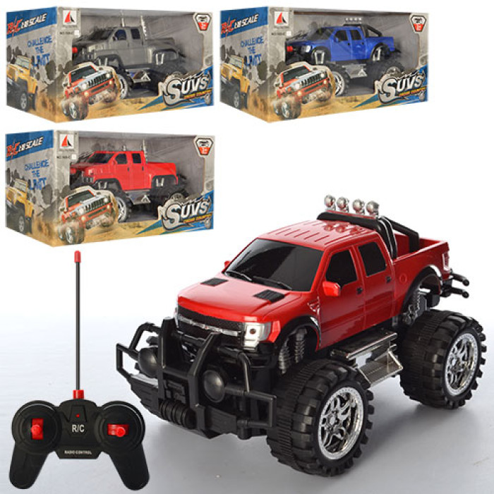Р/В джип , 1:18, 23см, світло, 2 види, на бат-ці, в кор-ці, 30-16,5-15,5см /18/