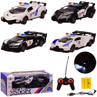 Р/К машина акум. 2 види, 2 кольор., поліція, відкр.двері, кор. 26*14*10.5см, р-р іграшки – 20.5*9*6см /30/ Р/К машина акум. 2 види, 2 кольор., поліція, відкр.двері, кор. 26*14*10.5см, р-р іграшки – 20.5*9*6см /30/