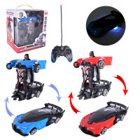 Машина-трансформер Р/К 2кольора, світ., USB-зарядка, кор. 17,5*15*20см /48-2/