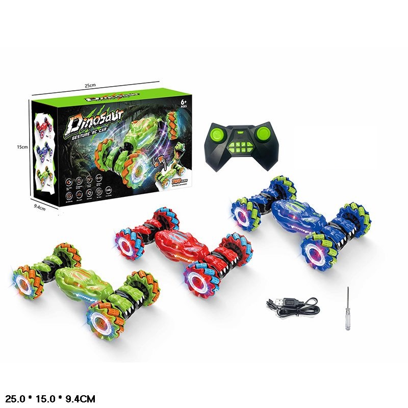 Р.К.Всюдихід-трюкач twist 9382 акум.USB.муз.світ.3кол.кор.25*9,4*15 /24/