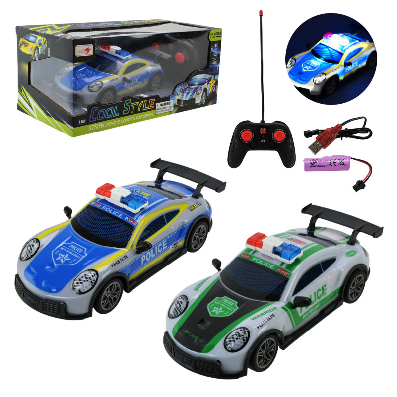 Р/К Машина аккум. 2кольора,світло,звук, кор. 28*13,5*12см /60-2/