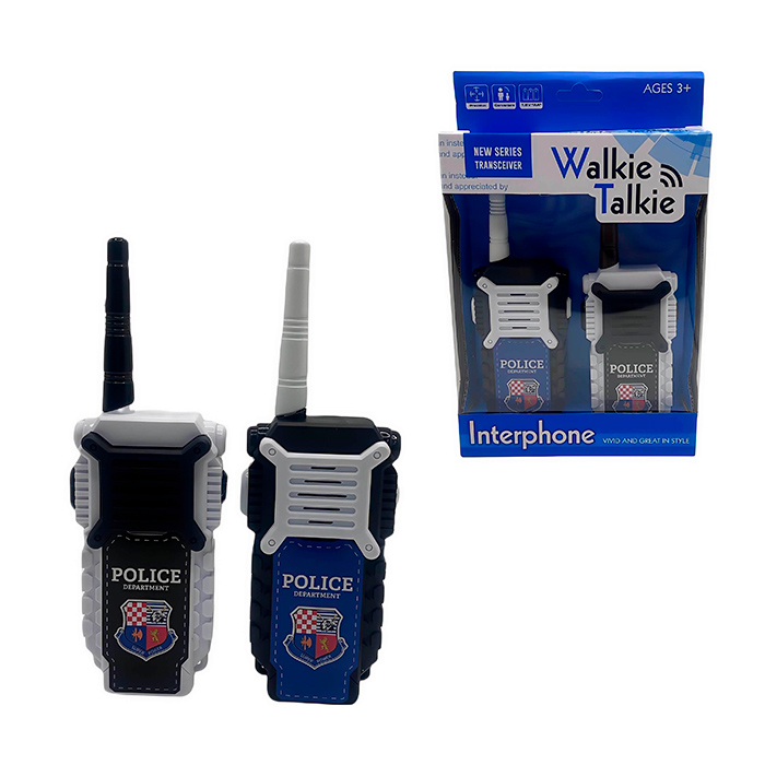 Рація  поліція, 2шт, 20см, на бат-ці, в кор-ці, 16,5-26-4,5см /30/