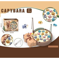 Риболовля платформа обертається, мелодія, рибки підіймаються-опускаються, відкривають роти, 2 вудочки, в кор. /72-2/