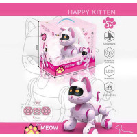 Котик на Р/К акум. 3,7 V, пульт керування, трюки, підсвічування, звуки, рухливі елементи, LED очі, сенсор. датчик, в кор. /12/ Котик на Р/К акум. 3,7 V, пульт керування, трюки, підсвічування, звуки, рухливі елементи, LED очі, сенсор. датчик, в кор. /12/
