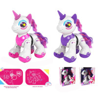 Тварина д/к(ІЧ), єдиноріг, 25см, музика, звук, світло, сенсор, програмується, їздить, танцює, регулятор гучності, 2 кольори, на бат-ці, в кор-ці, 23-28-14,5см /12/ Тварина д/к(ІЧ), єдиноріг, 25см, музика, звук, світло, сенсор, програмується, їздить, танцює, регулятор гучності, 2 кольори, на бат-ці, в кор-ці, 23-28-14,5см /12/