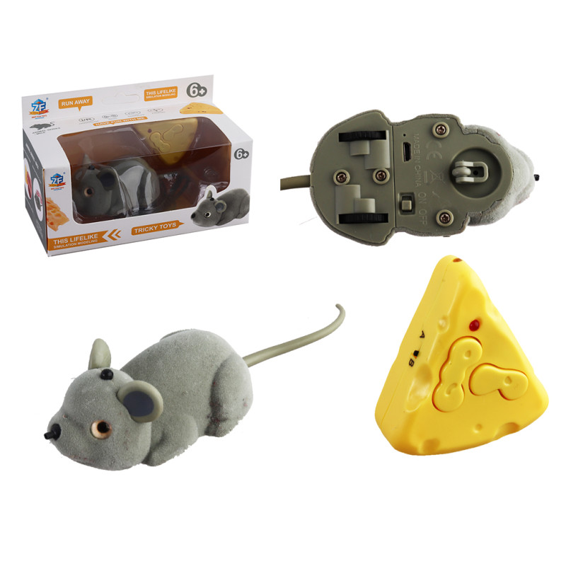 Тварина Д/К (ІЧ), мишка 16см, їздить, акум, USB-зарядне, в кор-ці, 17-10-8,5см /15/