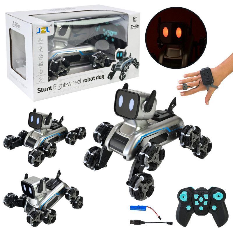 Робот-собака р/к акум.,свiтло,звук,2 пульти управління,у кор.31,5*18,5*17,8см /18-2/ Робот-собака р/к акум.,свiтло,звук,2 пульти управління,у кор.31,5*18,5*17,8см /18-2/