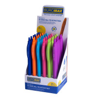 Ручка кулькова ,автоматична,  Holly Touch,  масляні чорнила 0.7мм 36 шт. в кор. //