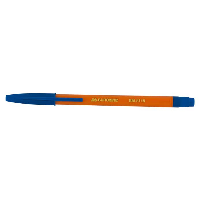 Ручка кулькова ORANGE, JOBMAX, синя 50шт в упак. /80/4000/