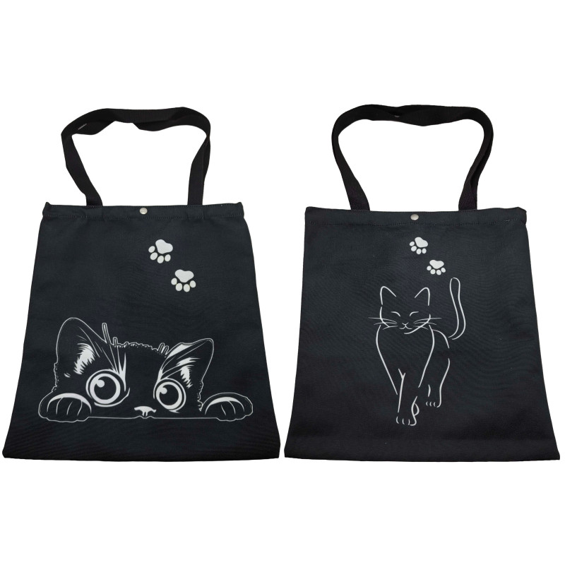 Сумка-шопер на кнопці 