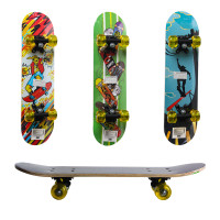 Скейт GSK-0021 дерев.60*15*8,5см PU колеса 3в./6/