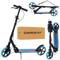 Самокат алюм+сталь,2колПУ200мм,кермо89-100см,підн33-15см,підстав,ручне гальмо. /1/