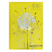 Щоденник шкільний КВІТКА, В5, 48 л, тверд. обкл. 