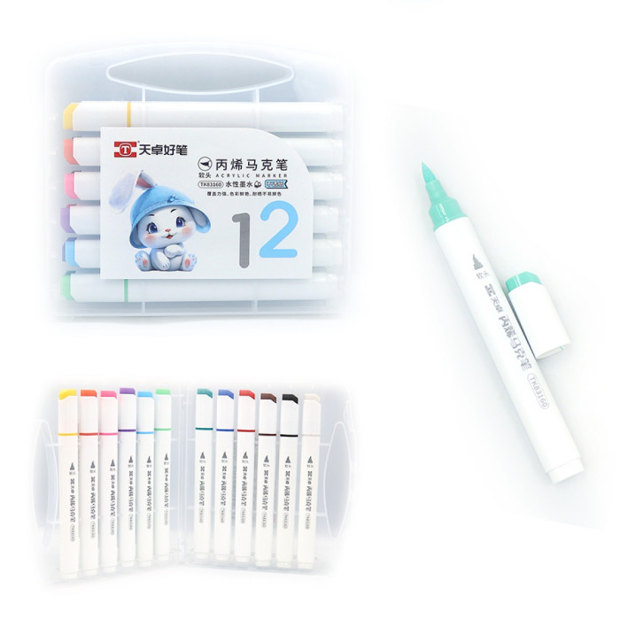 Набір акрилових маркерів-ручка TY 