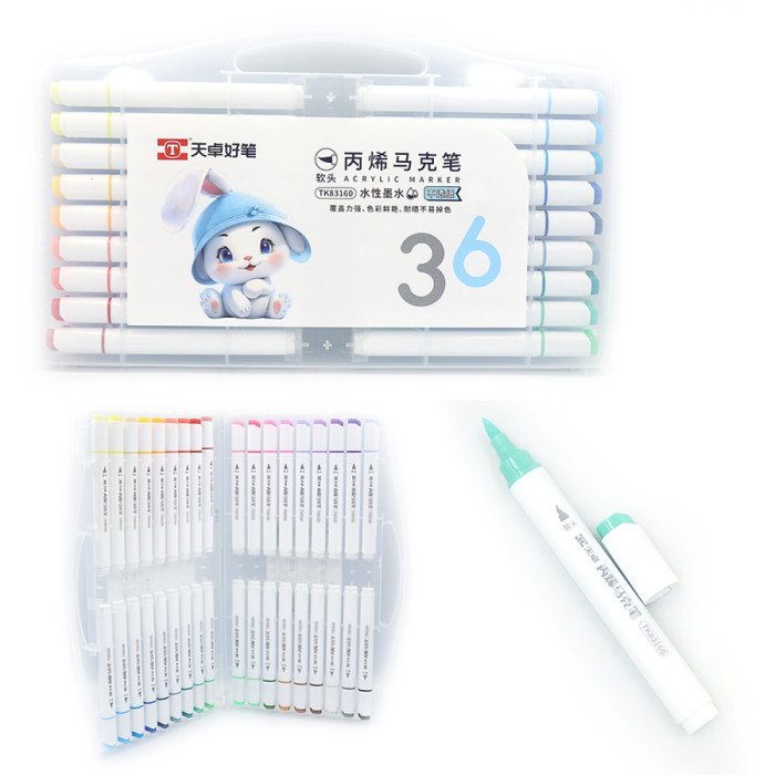 Набір акрилових маркерів-ручка TY 