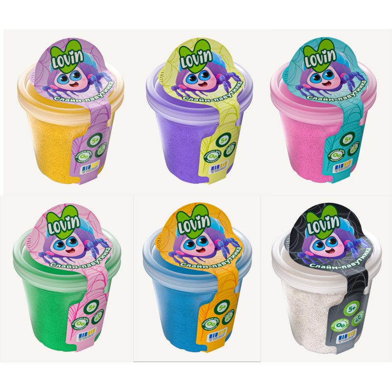 Іграшка-антистрес 115 г Слайм-павутинка TM Lovin /24/