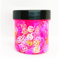 КРИШТАЛЕВИЙ СЛАЙМ СМАЙЛ НЕОНОВИЙ РОЖЕВИЙ ( 125 гр ), Чудисам/ КРИШТАЛЕВИЙ СЛАЙМ СМАЙЛ НЕОНОВИЙ РОЖЕВИЙ ( 125 гр ), Чудисам/