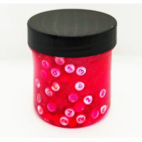 КРИШТАЛЕВИЙ СЛАЙМ НАМИСТИНКИ ПЕРЛАМУТРОВИЙ МАЛИНОВИЙ ( 125 гр)