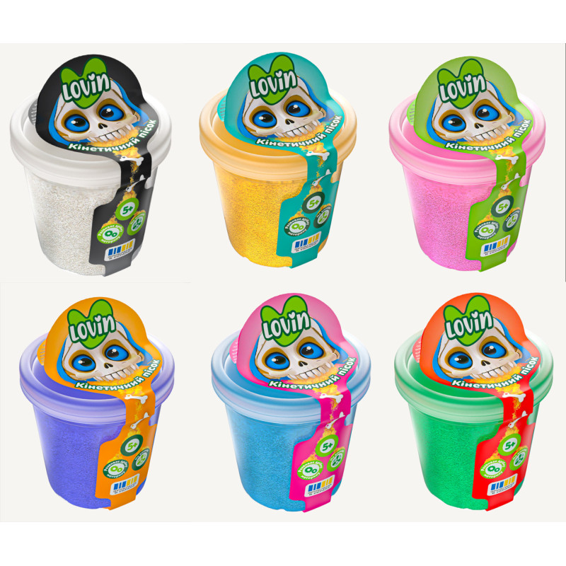 Іграшка-антистрес 115 г Кінетичний пісок TM Lovin /24/