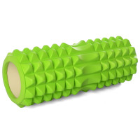 Масажер рулон для йоги,розмір33-12см,зелений,п/е /10/
