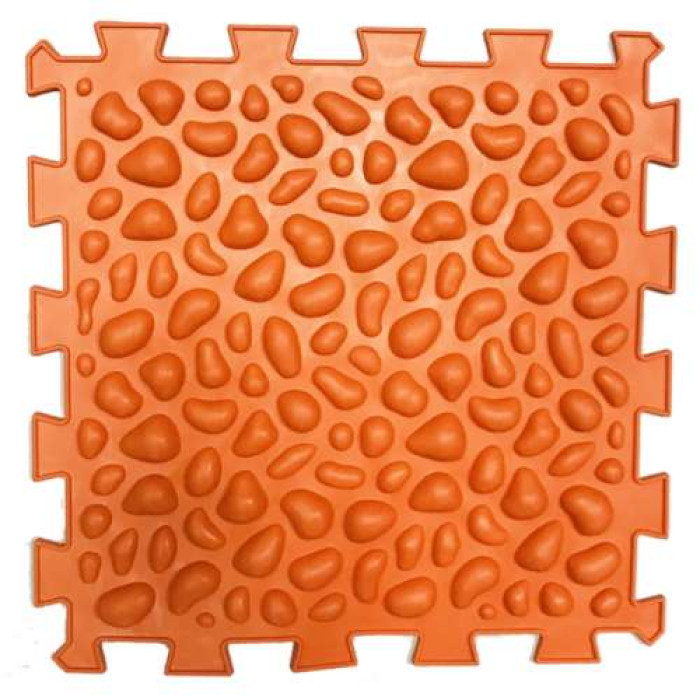 Килимок масажний «Пазли Мікс» ГАЛЬКА 1 елемент, 26*26см, в пак.