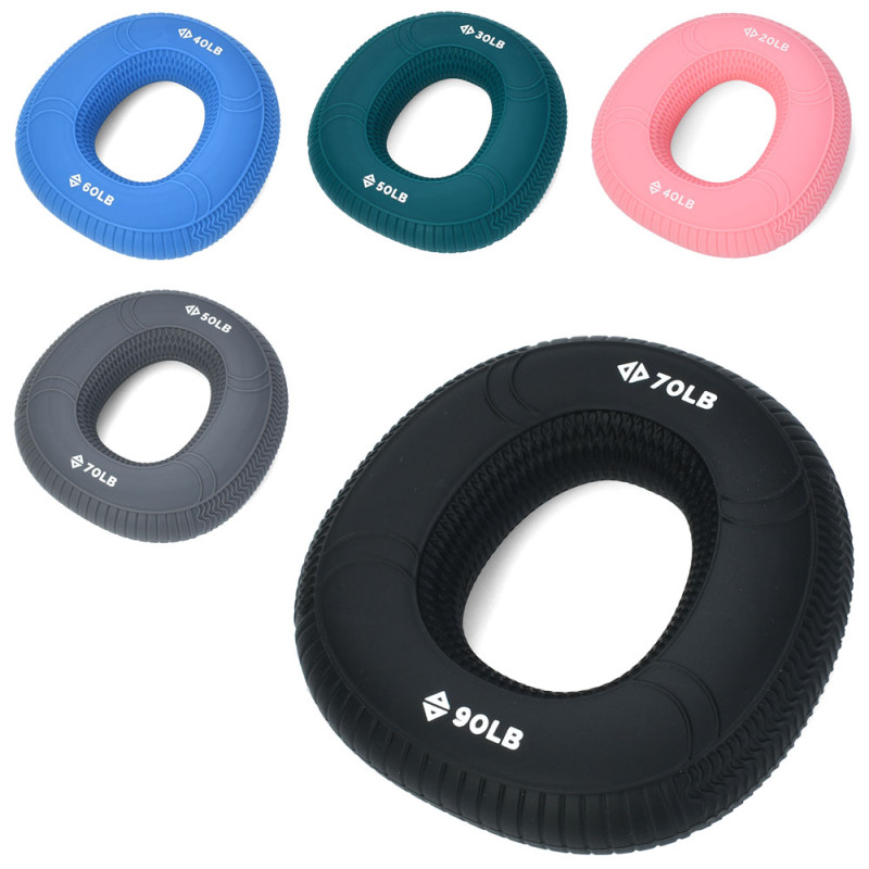 Еспандер истьовий, 7,5-7,5-2см, 5видів/5кольорів (20-40LB, 30-50LB, 40-60LB, 50-70LB, 70-90LB), у п/е /36/