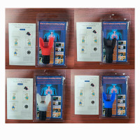 Спортивний інвентар портативний дихальний тренажер, регульований опір, для тренування передніх дихальних м'язів, укріплює дихальну систему, збільшує м'язову витривалість, 4 кольори, бліст, 12-21-3,5см /48/